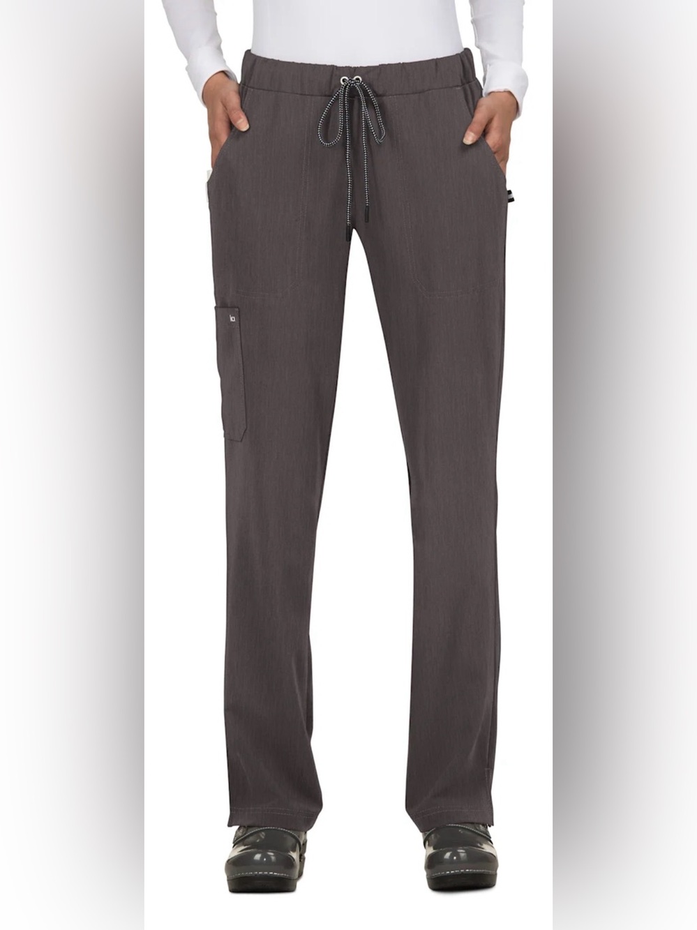 Koi Women’s Cargo Scrub Pants - Heather Gray Size Small